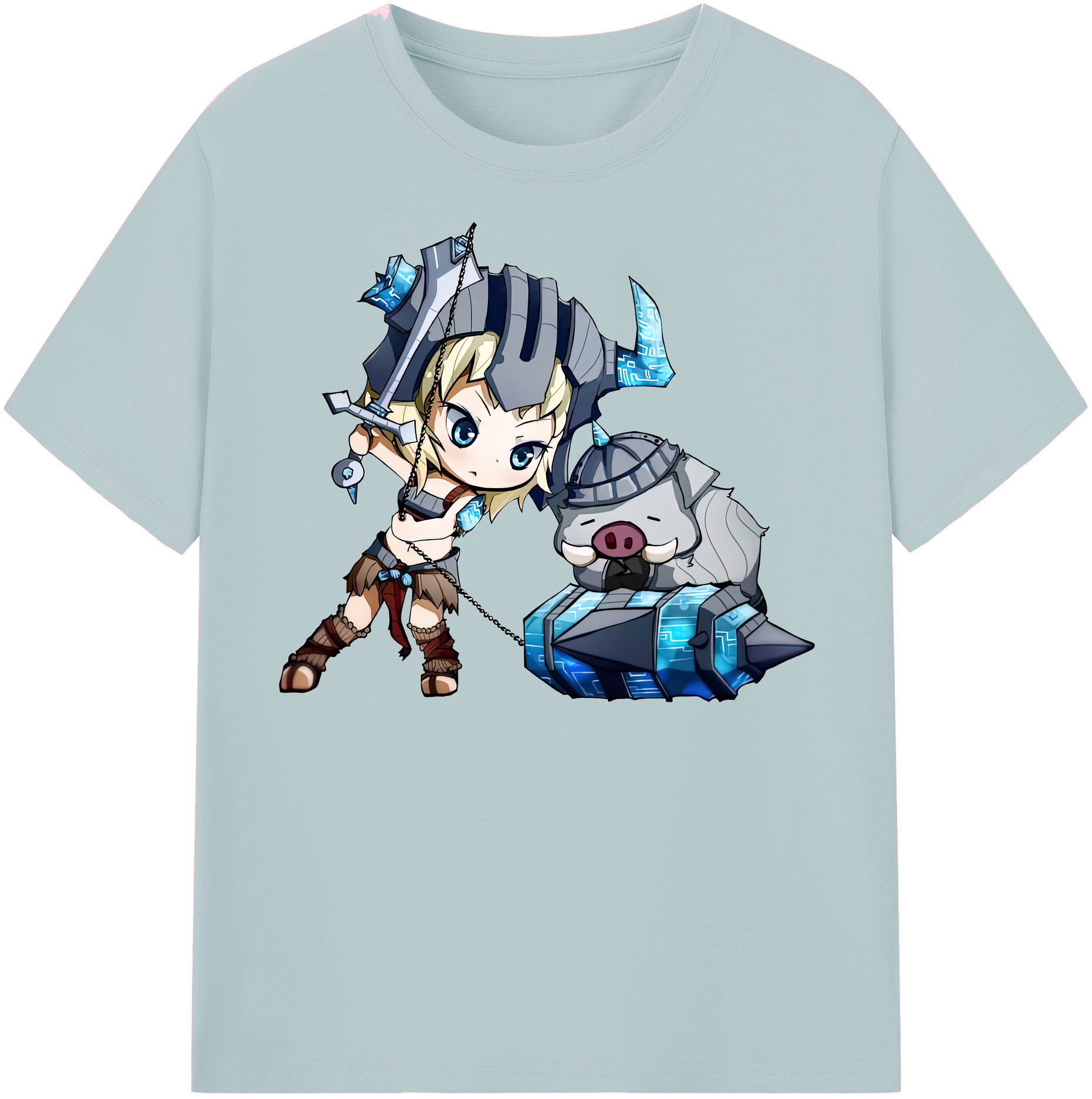 リーグ・オブ・レジェンド League of Legends LOL 綿100％半袖Tシャツ（フロントプリント）